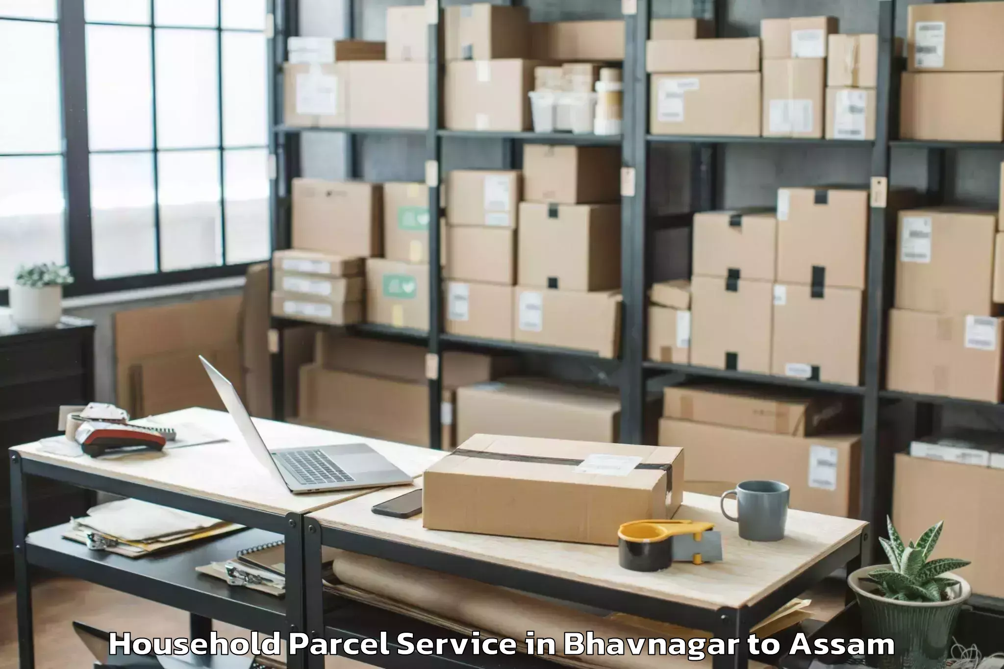 Book Bhavnagar to Kharupetia Household Parcel